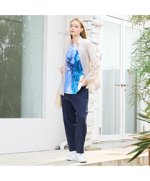 Liliane Burty（Lサイズ） / リリアンビューティ カットソー | 【Sprout./M～4L】フラワープリントTシャツ | 詳細5