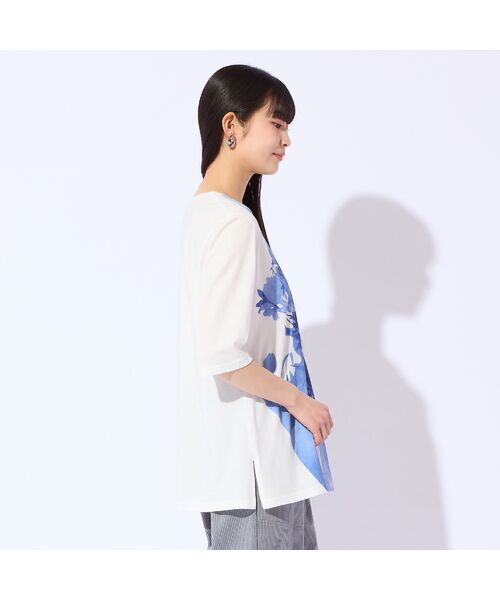 Liliane Burty（Lサイズ） / リリアンビューティ カットソー | 【Sprout./M～4L】フラワープリントTシャツ | 詳細9