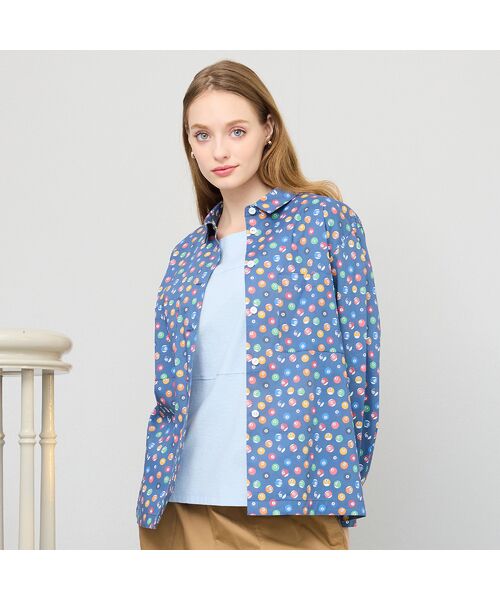 Liliane Burty（Lサイズ） / リリアンビューティ カットソー | 【Sprout./M～4L】綿100％切り替えTシャツ | 詳細12