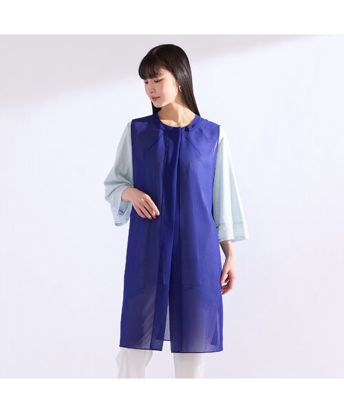 Liliane Burty（Lサイズ） / リリアンビューティ ベスト | 【M～4L】梨地ジョーゼットベスト | 詳細8