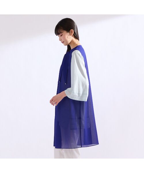 Liliane Burty（Lサイズ） / リリアンビューティ ベスト | 【M～4L】梨地ジョーゼットベスト | 詳細9