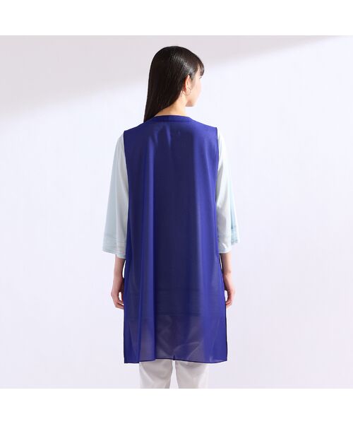 Liliane Burty（Lサイズ） / リリアンビューティ ベスト | 【M～4L】梨地ジョーゼットベスト | 詳細11