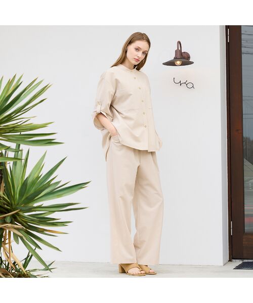 Liliane Burty(Lサイズ) / リリアンビューティ シャツ・ブラウス | 【M~4L/同素材アイテム有】ナチュラルワッシャーブラウス | 詳細4