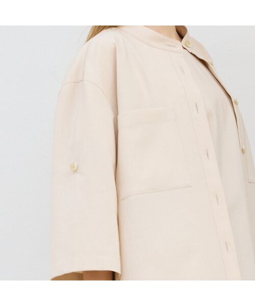 Liliane Burty(Lサイズ) / リリアンビューティ シャツ・ブラウス | 【M~4L/同素材アイテム有】ナチュラルワッシャーブラウス | 詳細7