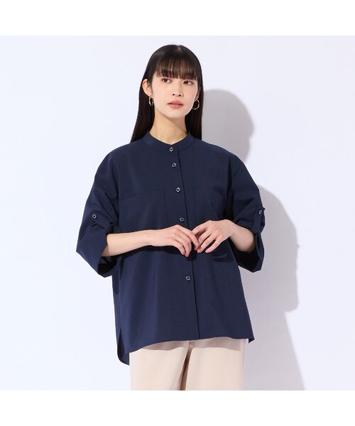 Liliane Burty(Lサイズ) / リリアンビューティ シャツ・ブラウス | 【M~4L/同素材アイテム有】ナチュラルワッシャーブラウス | 詳細9