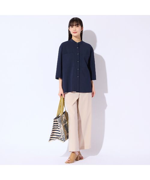 Liliane Burty(Lサイズ) / リリアンビューティ シャツ・ブラウス | 【M~4L/同素材アイテム有】ナチュラルワッシャーブラウス | 詳細12