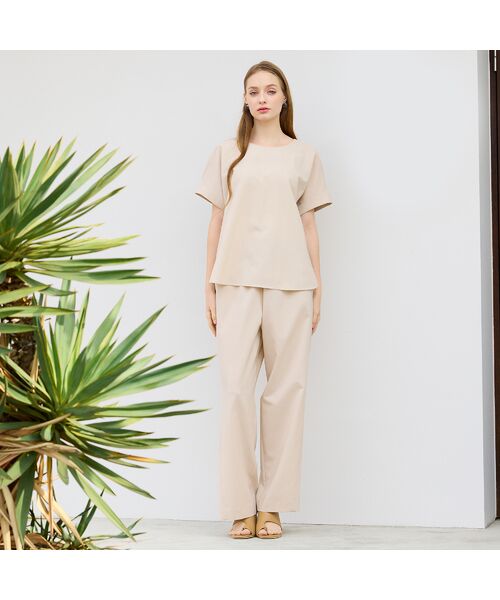 Liliane Burty(Lサイズ) / リリアンビューティ シャツ・ブラウス | 【M~4L/同素材アイテム有】ナチュラルワッシャープルオーバーブラウス | 詳細3