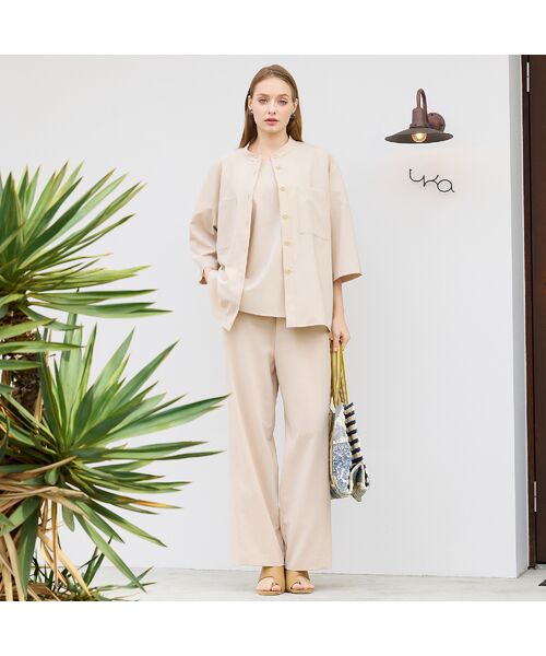 Liliane Burty(Lサイズ) / リリアンビューティ シャツ・ブラウス | 【M~4L/同素材アイテム有】ナチュラルワッシャープルオーバーブラウス | 詳細6