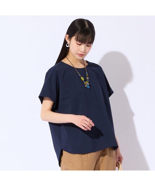 Liliane Burty(Lサイズ) / リリアンビューティ シャツ・ブラウス | 【M~4L/同素材アイテム有】ナチュラルワッシャープルオーバーブラウス | 詳細8