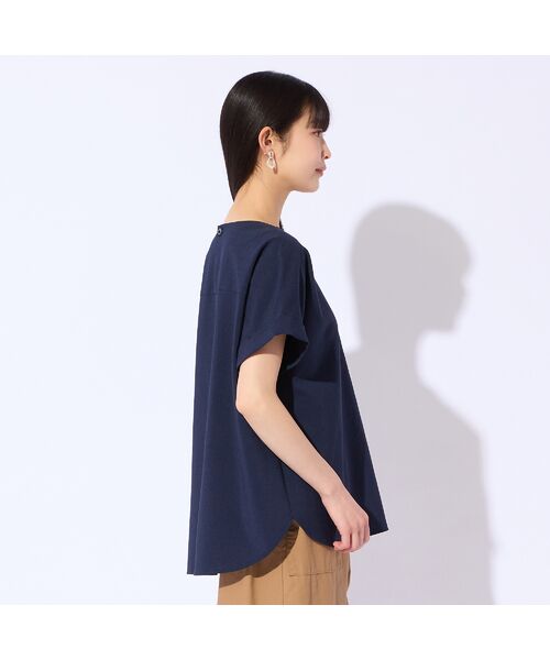 Liliane Burty(Lサイズ) / リリアンビューティ シャツ・ブラウス | 【M~4L/同素材アイテム有】ナチュラルワッシャープルオーバーブラウス | 詳細9