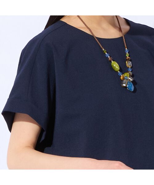 Liliane Burty(Lサイズ) / リリアンビューティ シャツ・ブラウス | 【M~4L/同素材アイテム有】ナチュラルワッシャープルオーバーブラウス | 詳細13