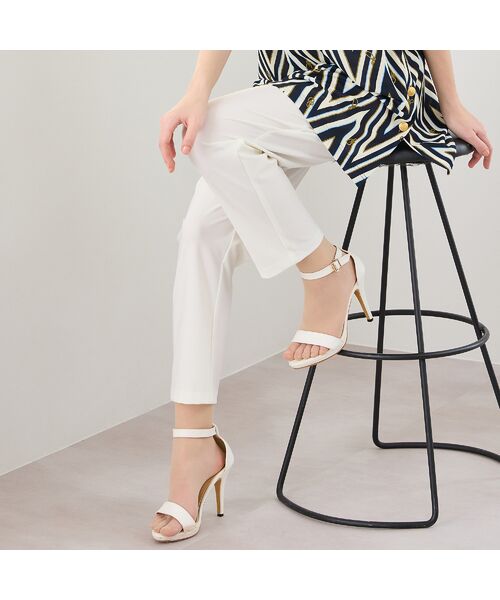 Liliane Burty(Lサイズ) / リリアンビューティ ショート・ハーフ・半端丈パンツ | 【L~4L】接触冷感・しわになりにくいオールゴムパンツ | 詳細1