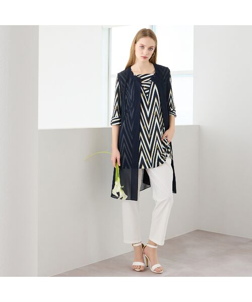 Liliane Burty(Lサイズ) / リリアンビューティ ショート・ハーフ・半端丈パンツ | 【L~4L】接触冷感・しわになりにくいオールゴムパンツ | 詳細6