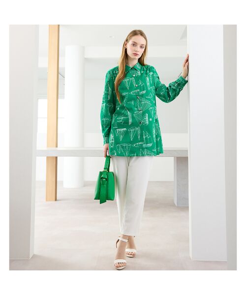 Liliane Burty(Lサイズ) / リリアンビューティ ショート・ハーフ・半端丈パンツ | 【L~4L】接触冷感・しわになりにくいオールゴムパンツ | 詳細7