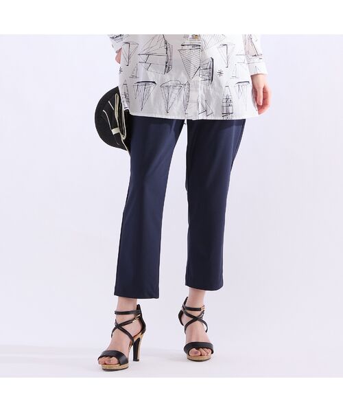 Liliane Burty(Lサイズ) / リリアンビューティ ショート・ハーフ・半端丈パンツ | 【L~4L】接触冷感・しわになりにくいオールゴムパンツ | 詳細14