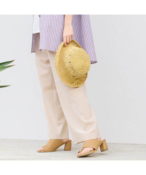 Liliane Burty（Lサイズ） / リリアンビューティ その他パンツ | 【L～4L/同素材アイテム有】ナチュラルワッシャーオールゴムパンツ | 詳細2