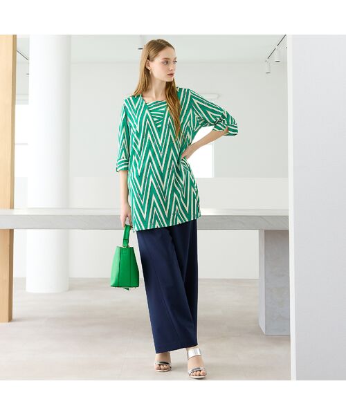 Liliane Burty（Lサイズ） / リリアンビューティ その他パンツ | 【L～4L/同素材アイテム有】ナチュラルワッシャーオールゴムパンツ | 詳細13