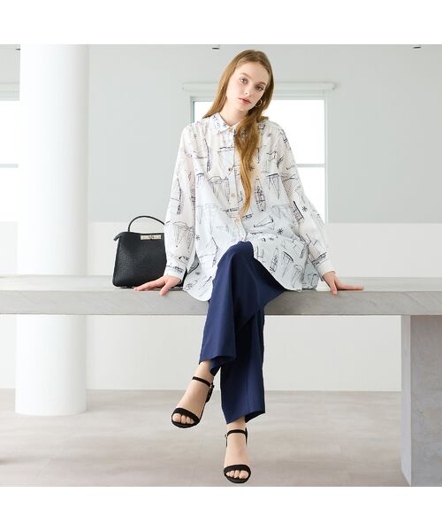 Liliane Burty（Lサイズ） / リリアンビューティ その他パンツ | 【L～4L/同素材アイテム有】ナチュラルワッシャーオールゴムパンツ | 詳細18