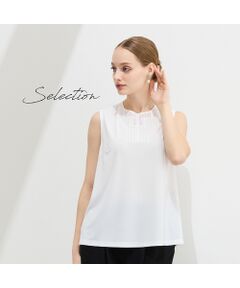 Liliane Burty（Lサイズ） / リリアンビューティ カットソー | 【M～4L】洗えるスパンコールビーズ　刺繍タンクトップ