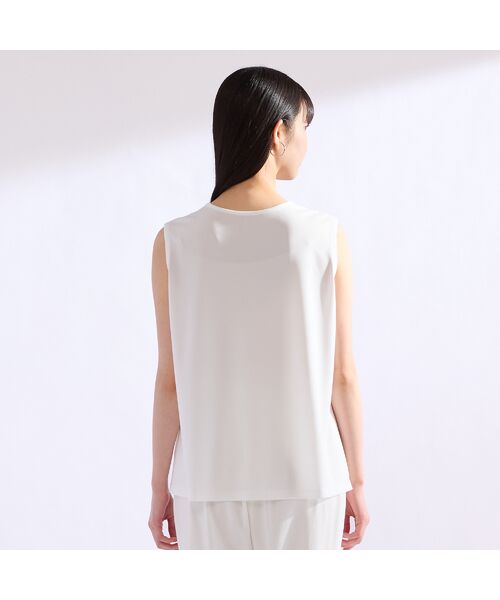 Liliane Burty（Lサイズ） / リリアンビューティ カットソー | 【M～4L】洗えるスパンコールビーズ　刺繍タンクトップ | 詳細9