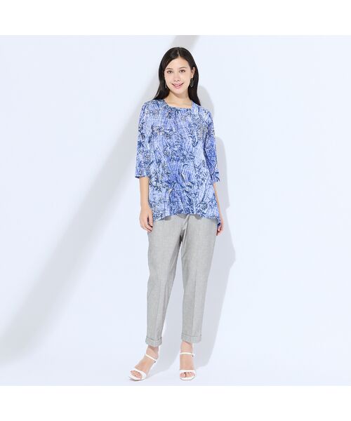 Liliane Burty（Lサイズ） / リリアンビューティ カットソー | 【M～4L】カノコプリントメッシュTシャツ | 詳細6