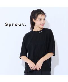 Liliane Burty（Lサイズ） / リリアンビューティ カットソー | 【M～4L】紫外線防止・接触冷感ビジューロゴTシャツ