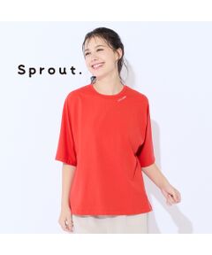 Liliane Burty（Lサイズ） / リリアンビューティ カットソー | 【M～4L】紫外線防止・接触冷感ビジューロゴTシャツ