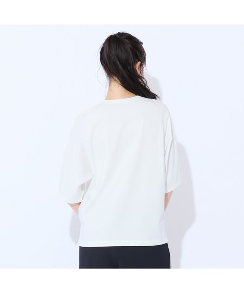 Liliane Burty(Lサイズ) / リリアンビューティ カットソー | 【M~4L】紫外線防止・接触冷感ビジューロゴTシャツ | 詳細2