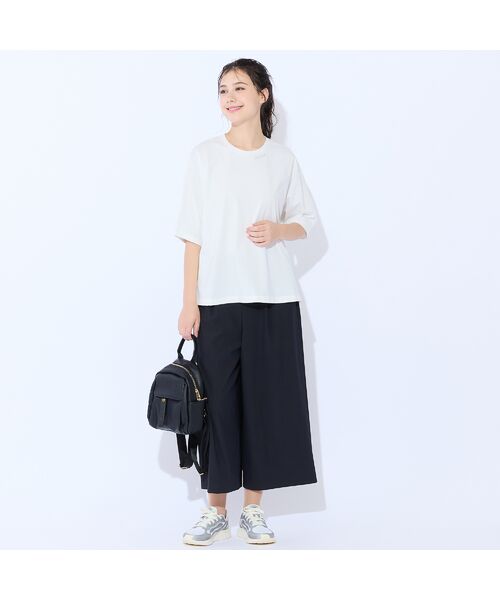 Liliane Burty(Lサイズ) / リリアンビューティ カットソー | 【M~4L】紫外線防止・接触冷感ビジューロゴTシャツ | 詳細3