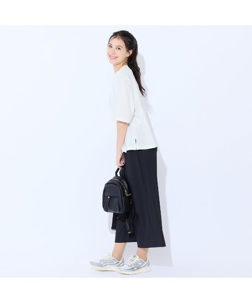 Liliane Burty(Lサイズ) / リリアンビューティ カットソー | 【M~4L】紫外線防止・接触冷感ビジューロゴTシャツ | 詳細4