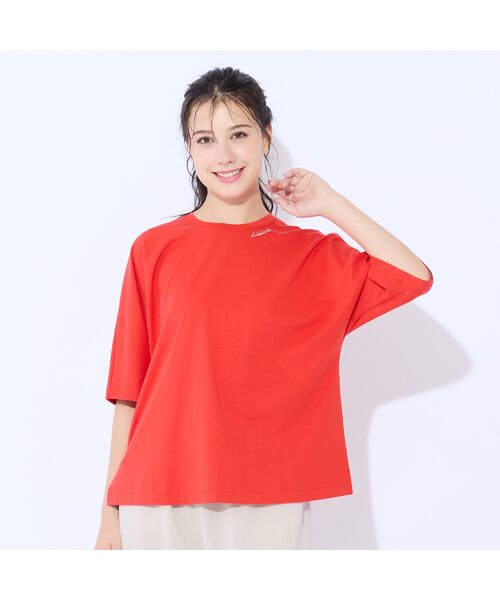 Liliane Burty(Lサイズ) / リリアンビューティ カットソー | 【M~4L】紫外線防止・接触冷感ビジューロゴTシャツ | 詳細9