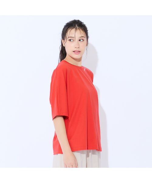 Liliane Burty(Lサイズ) / リリアンビューティ カットソー | 【M~4L】紫外線防止・接触冷感ビジューロゴTシャツ | 詳細10