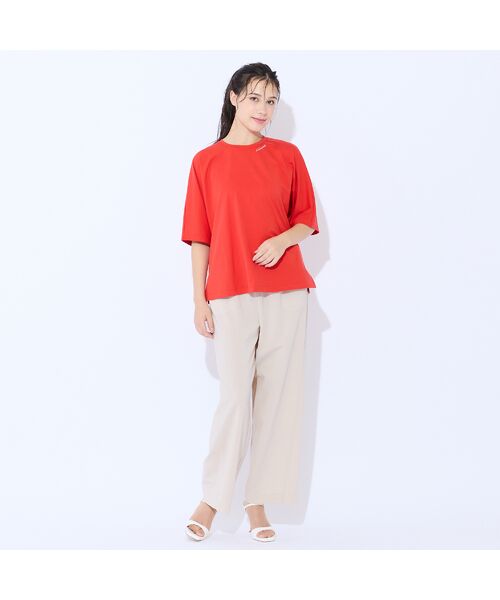Liliane Burty(Lサイズ) / リリアンビューティ カットソー | 【M~4L】紫外線防止・接触冷感ビジューロゴTシャツ | 詳細12
