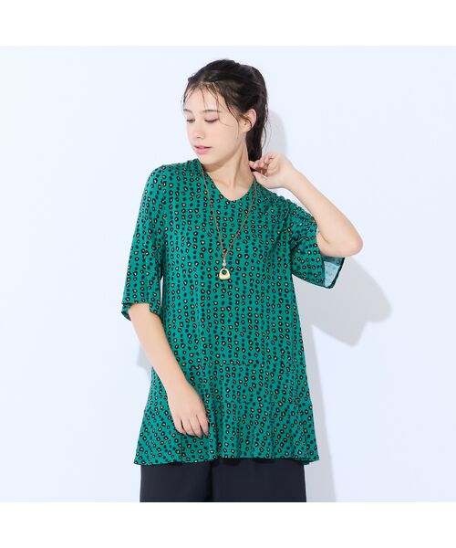 Liliane Burty(Lサイズ) / リリアンビューティ カットソー | 【M~4L】IPEKERプリントチュニック | 詳細5