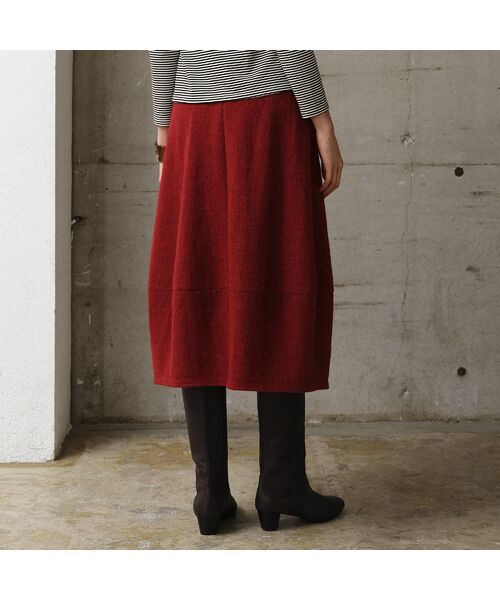 クレーター加工 バルーンシルエットスカート セットアップ可 ミニ ひざ丈スカート Liliane Burty Eclat リリアンビューティ エクラ ファッション通販 タカシマヤファッションスクエア