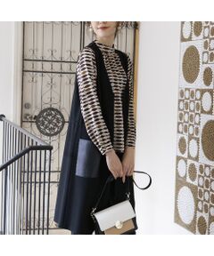 【S・Mサイズ】ラムリリックポンチ　ポケット付きロングベスト