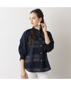 セール】 【洗える】綿レースプルオーバーブラウス （シャツ・ブラウス