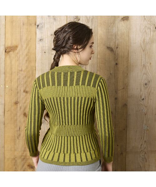 ストライプ編みセーター Mサイズ - Tシャツ