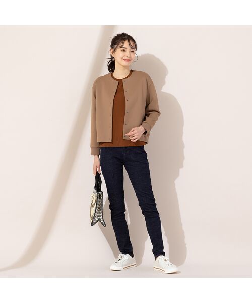 Liliane Burty ECLAT（Sサイズ） / リリアンビューティ エクラ デニムパンツ | 【S・Mサイズ】ウエスト幅広ゴム　スリムデニムパンツ | 詳細2