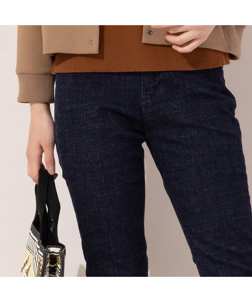 Liliane Burty ECLAT（Sサイズ） / リリアンビューティ エクラ デニムパンツ | 【S・Mサイズ】ウエスト幅広ゴム　スリムデニムパンツ | 詳細3