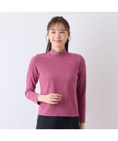 Liliane Burty ECLAT（Sサイズ） / リリアンビューティ エクラ カットソー | 【S・Mサイズ】人気につき追加！ベア天竺細ボーダー　ハイネックTシャツ