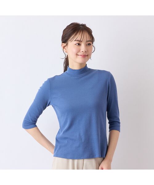 Liliane Burty ECLAT（Sサイズ） / リリアンビューティ エクラ カットソー | 【S・Mサイズ】ハイネック　七分袖Tシャツ | 詳細9