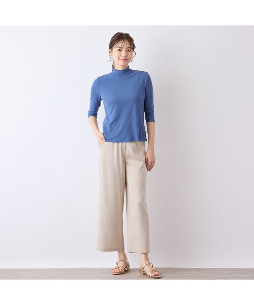 Liliane Burty ECLAT（Sサイズ） / リリアンビューティ エクラ カットソー | 【S・Mサイズ】ハイネック　七分袖Tシャツ | 詳細10