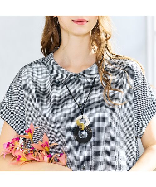 Liliane Burty ECLAT（Sサイズ） / リリアンビューティ エクラ ネックレス・ペンダント・チョーカー | 【一部店舗・オンラインショップ限定】ホーンオニキス　マグネットネックレス | 詳細2