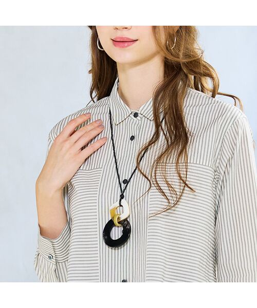 Liliane Burty ECLAT（Sサイズ） / リリアンビューティ エクラ ネックレス・ペンダント・チョーカー | 【一部店舗・オンラインショップ限定】ホーンオニキス　マグネットネックレス | 詳細4