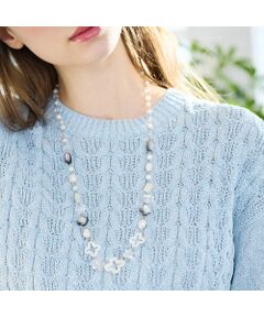 Liliane Burty ECLAT（Sサイズ） / リリアンビューティ エクラ ネックレス・ペンダント・チョーカー | 【一部店舗・オンラインショップ限定】シェル水晶　マグネットネックレス