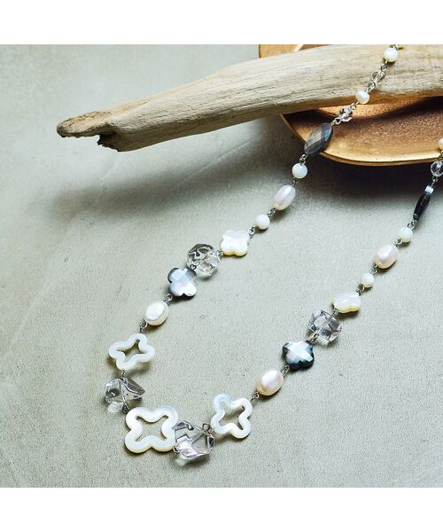 Liliane Burty ECLAT（Sサイズ） / リリアンビューティ エクラ ネックレス・ペンダント・チョーカー | 【一部店舗・オンラインショップ限定】シェル水晶　マグネットネックレス | 詳細3