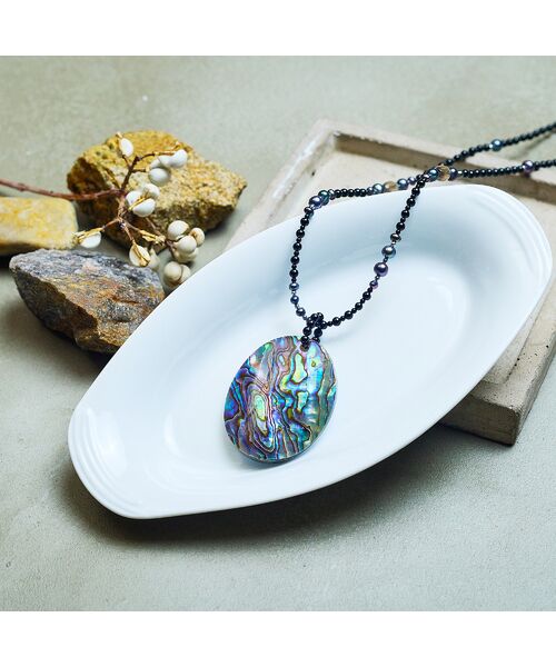 Liliane Burty ECLAT（Sサイズ） / リリアンビューティ エクラ ネックレス・ペンダント・チョーカー | 【一部店舗・オンラインショップ限定】アバロンシェル　2WAYマグネットネックレス | 詳細3