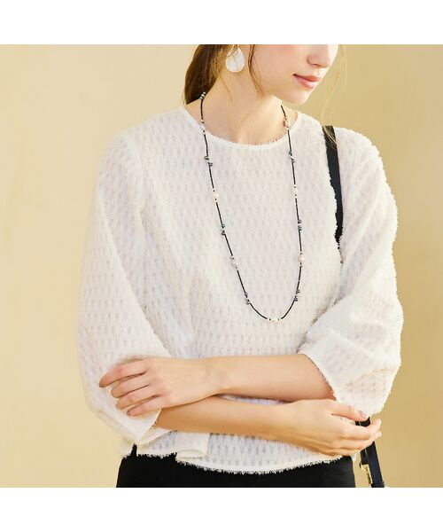 Liliane Burty ECLAT（Sサイズ） / リリアンビューティ エクラ ネックレス・ペンダント・チョーカー | 【一部店舗・オンラインショップ限定】淡水パール　ロングマグネットネックレス | 詳細7