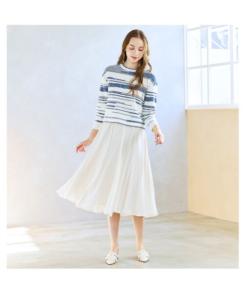 Liliane Burty ECLAT（Sサイズ） / リリアンビューティ エクラ ミニ・ひざ丈スカート | 【S・Mサイズ】ウォッシャブル　フレアスカート | 詳細5